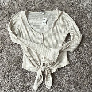 NWT express waffle shirt